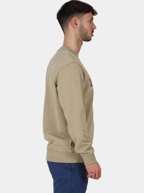 pulover pt. barbati Timberland Embroidered Logo Crew Neck Sweats oliv 5
