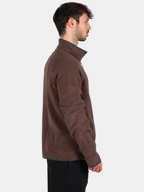 pulover polar pt. barbati Timberland Polartec 100 Full Zip Fleece maro 3