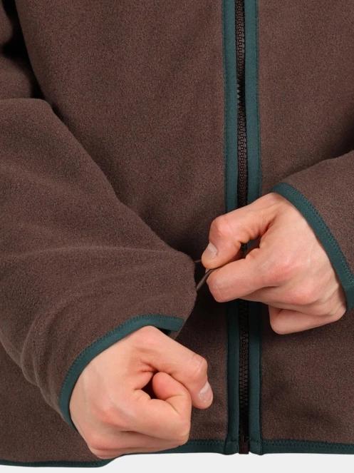 pulover polar pt. barbati Timberland Polartec 100 Full Zip Fleece maro 6