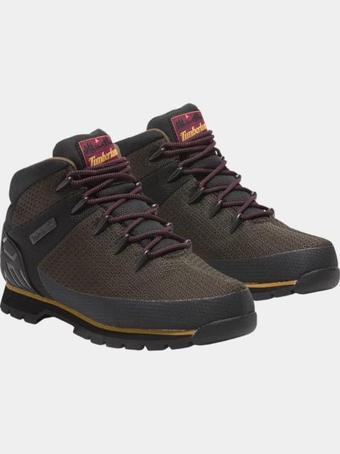 bocanci pt. barbati Timberland Euro Sprint Fabric WP maro 4