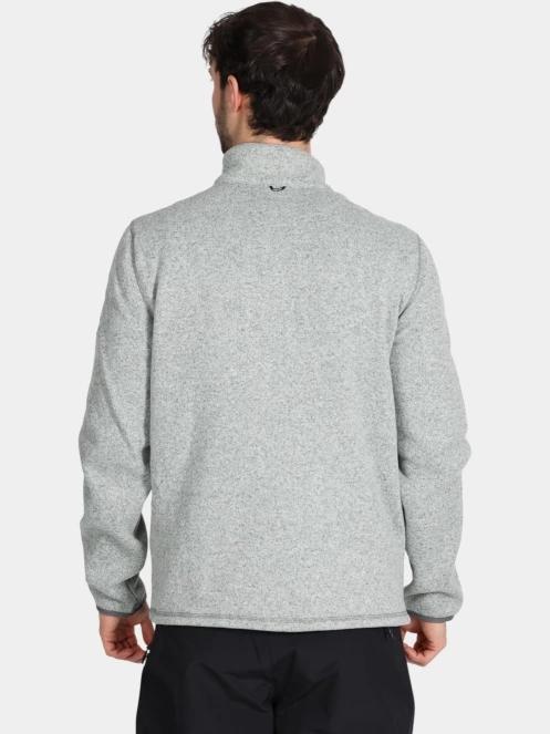 pulover polar pt. barbati Timberland Melange Fleece Jacket gri 4