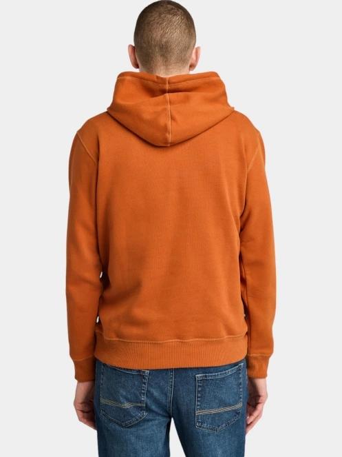 pulover cu gluga pt. barbati Timberland 1973 Embroidery Logo Hoodie maro 3