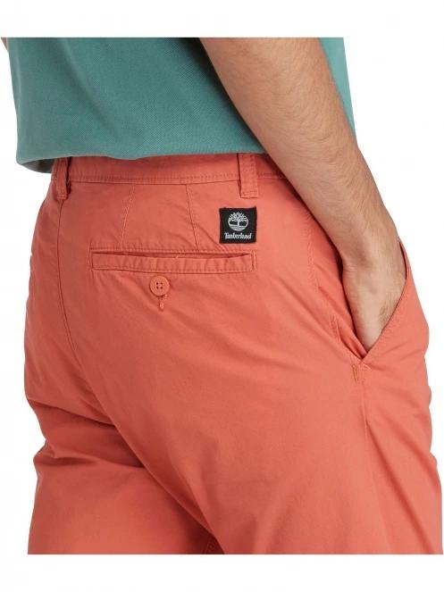 pantaloni chino pt. barbati Timberland Poplin Chino Pant rosu 5