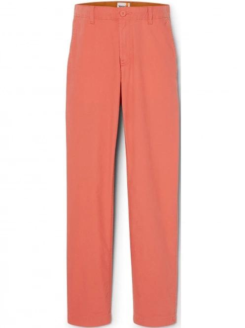 pantaloni chino pt. barbati Timberland Poplin Chino Pant rosu 6