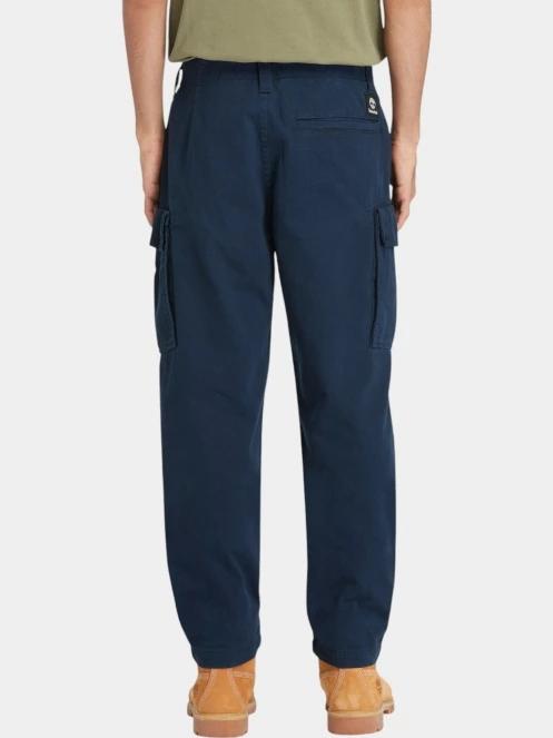 pantaloni cargo pt. barbati Timberland Twill Cargo Pant albastru inchis 3