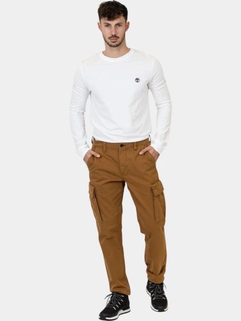 pantaloni cargo pt. barbati Timberland Twill Cargo Pant maro 7