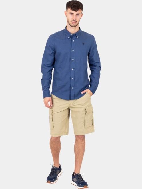 pantaloni scurti cu buzunare laterale pt. barbati Timberland Poplin Cargo Short oliv 5