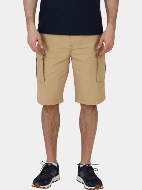 pantaloni scurti cu buzunare laterale pt. barbati Timberland Poplin Cargo Short maro 2
