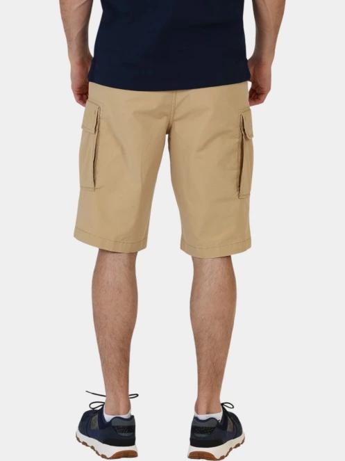 pantaloni scurti cu buzunare laterale pt. barbati Timberland Poplin Cargo Short maro 4