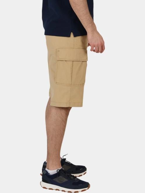 pantaloni scurti cu buzunare laterale pt. barbati Timberland Poplin Cargo Short maro 5