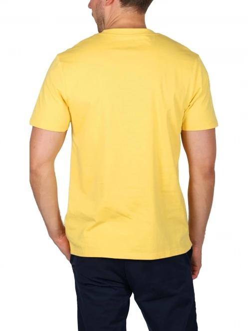 tricou cu maneci scurte pt. barbati Timberland Short Sleeve Front Graphic Tee galben 4