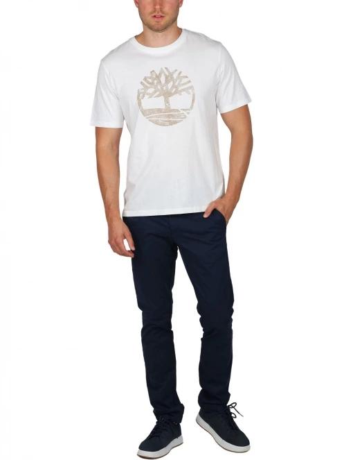 tricou cu maneci scurte pt. barbati Timberland Merrymack River alb 5