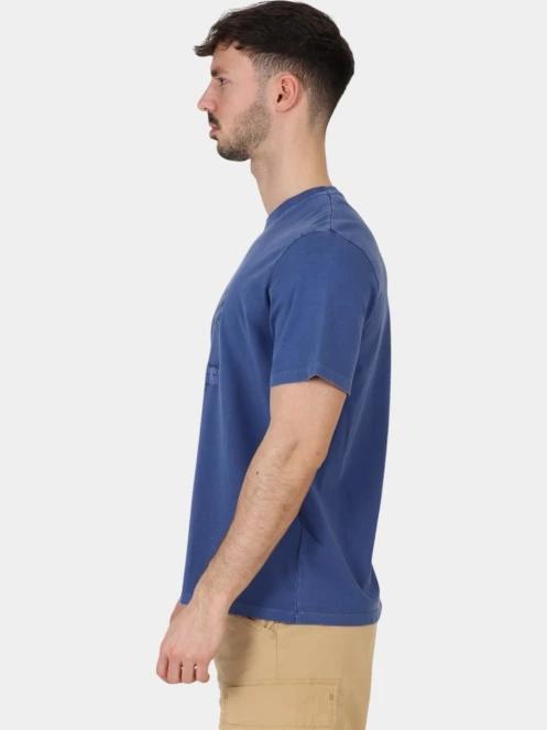 tricou cu maneci scurte pt. barbati Timberland Garment Dye Logo Graphic Tee albastru inchis 3