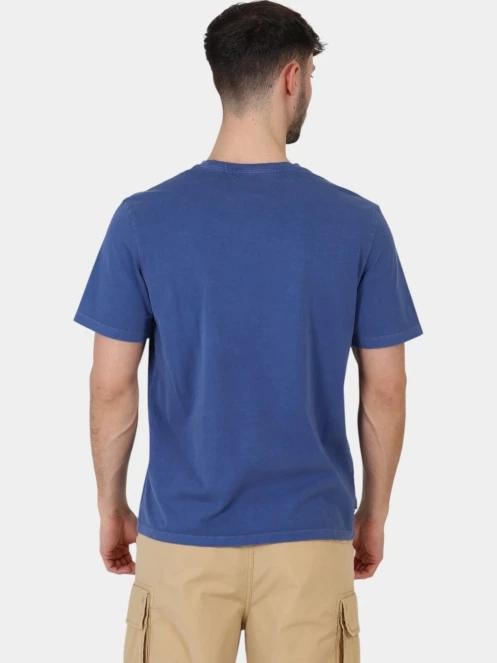 tricou cu maneci scurte pt. barbati Timberland Garment Dye Logo Graphic Tee albastru inchis 4