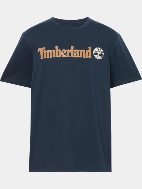 tricou cu maneci scurte pt. barbati Timberland Linear Logo Short Sleeve Tee albastru inchis 6