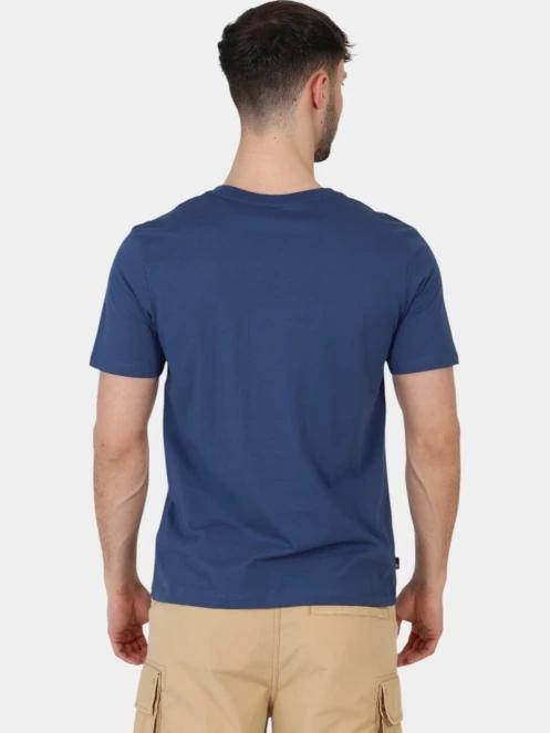 tricou cu maneci scurte pt. barbati Timberland Linear Logo Short Sleeve Tee albastru inchis 4