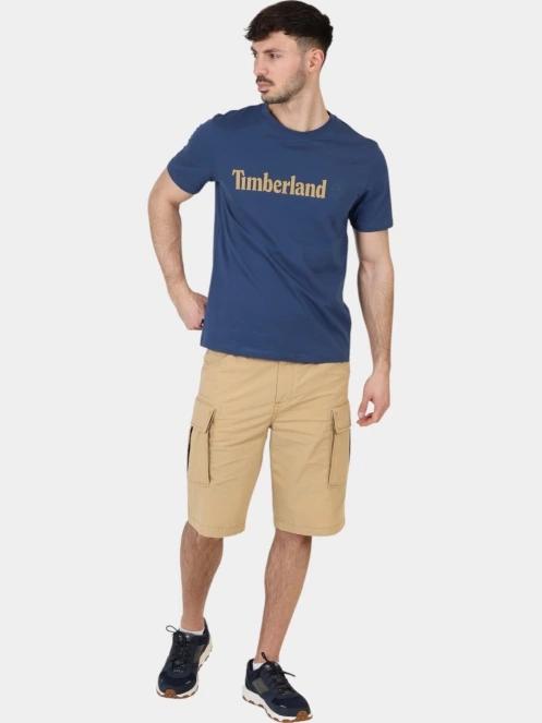 tricou cu maneci scurte pt. barbati Timberland Linear Logo Short Sleeve Tee albastru inchis 6