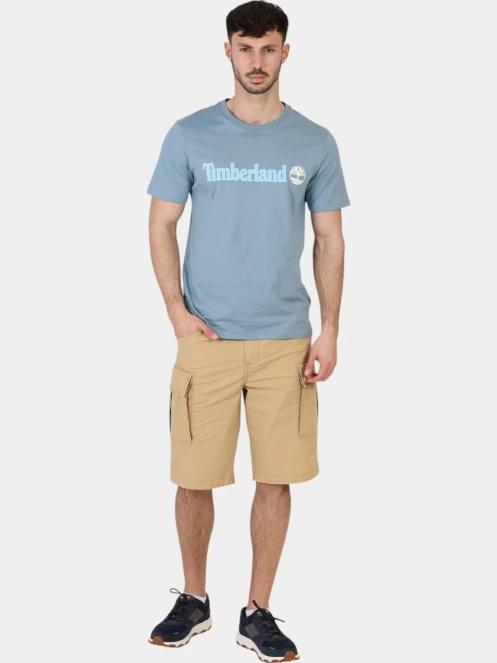 tricou cu maneci scurte pt. barbati Timberland Linear Logo Short Sleeve Tee albastru 6