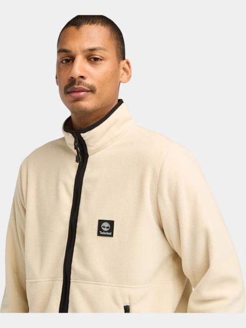 pulover polar pt. barbati Timberland Full Zip Polar Fleece nisip 5