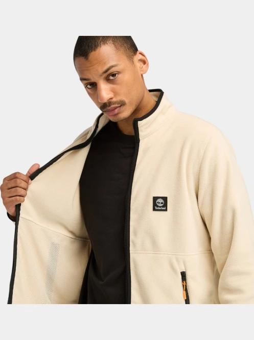 pulover polar pt. barbati Timberland Full Zip Polar Fleece nisip 6