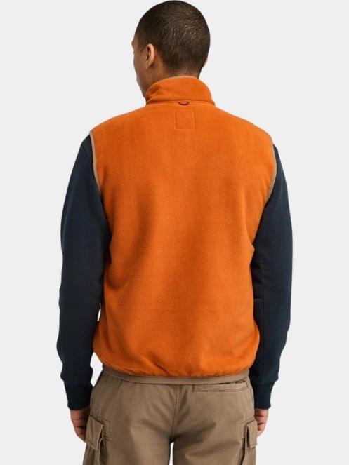 vesta pt. barbati Timberland Polar Vest Fleece maro 3