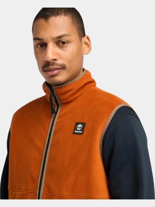 vesta pt. barbati Timberland Polar Vest Fleece maro 5
