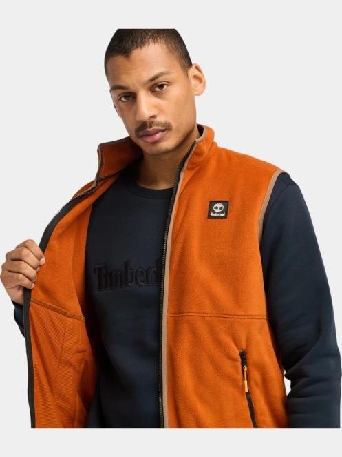 vesta pt. barbati Timberland Polar Vest Fleece maro 6
