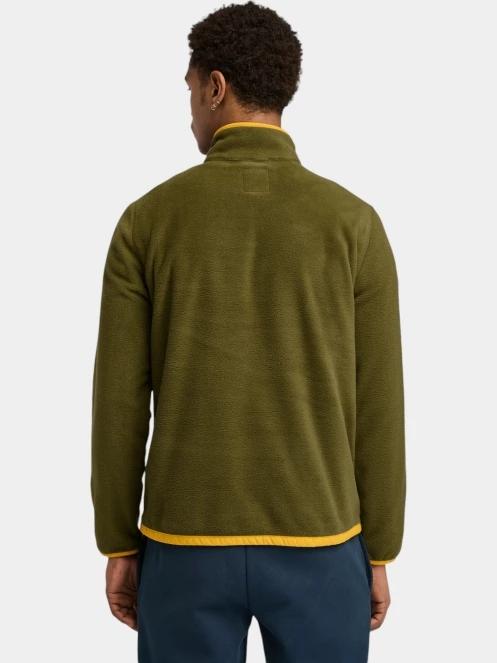 pulover polar pt. barbati Timberland 1/4 Zip Polar Fleece oliv 3