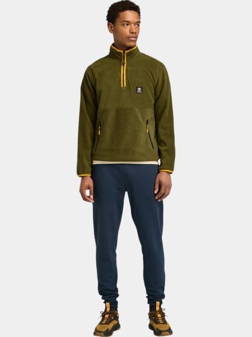 pulover polar pt. barbati Timberland 1/4 Zip Polar Fleece oliv 4