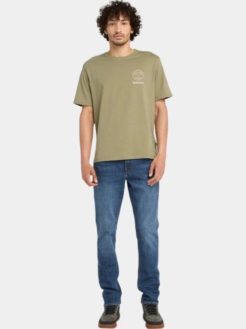 blugi pt. barbati Timberland Indigo Stretch Denim Pant albastru inchis 4