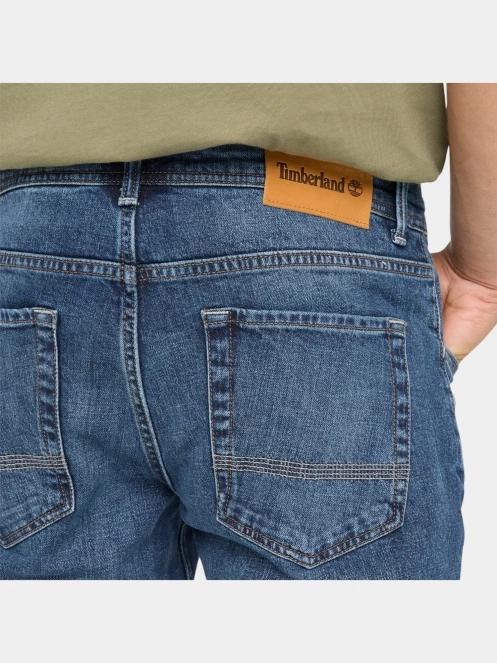 blugi pt. barbati Timberland Indigo Stretch Denim Pant albastru inchis 5