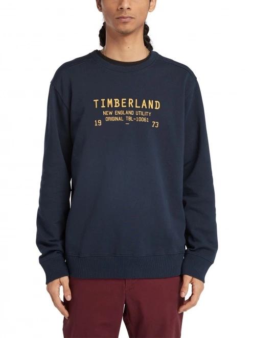 pulover pt. barbati Timberland Ls Roc Utility Crew Sweatshirt Regular albastru inchis 2