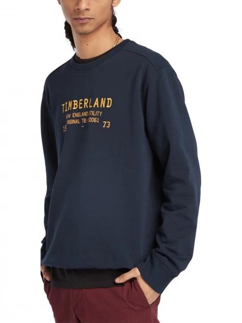 pulover pt. barbati Timberland Ls Roc Utility Crew Sweatshirt Regular albastru inchis 4