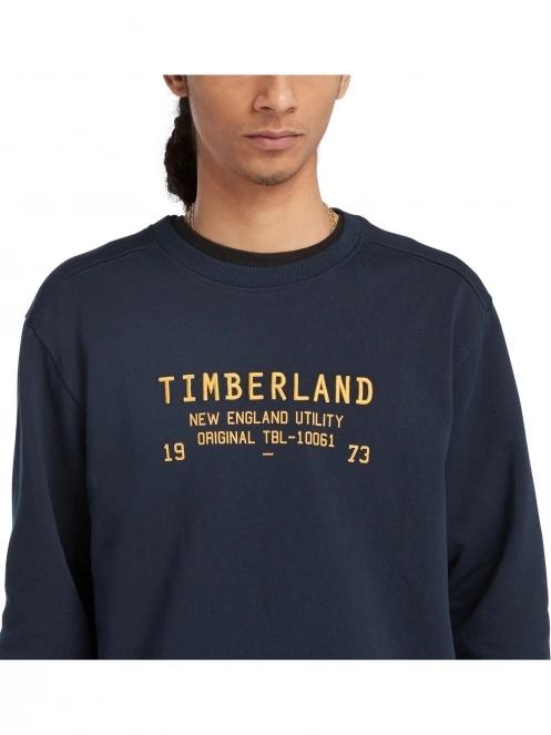 pulover pt. barbati Timberland Ls Roc Utility Crew Sweatshirt Regular albastru inchis 6