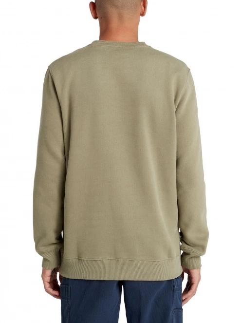 pulover pt. barbati Timberland Ls Elevated Brand Carrier Crew Sweatshir verde 3