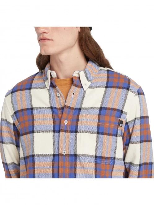 camasa cu maneci lungi pt. barbati Timberland Ls Heavy Flannel Plaid Shirt Regular albastru 6
