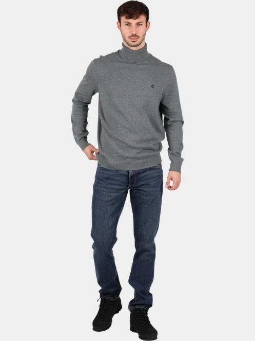 blugi pt. barbati Timberland Denim Slim albastru inchis 5