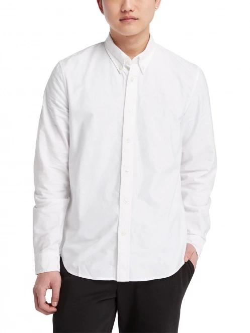 camasa cu maneci lungi pt. barbati Timberland Oxford Shirt alb 4