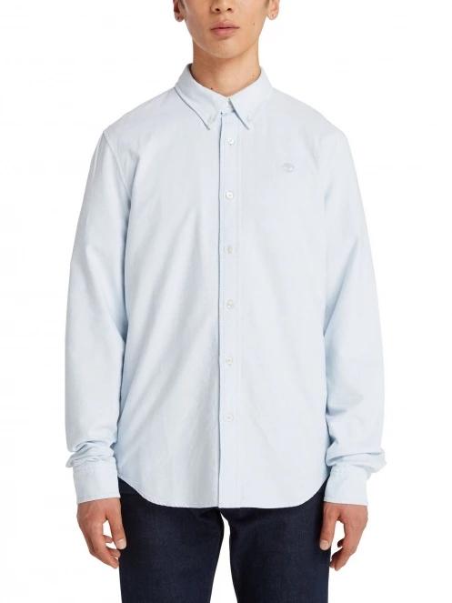 camasa cu maneci lungi pt. barbati Timberland Oxford Shirt albastru deschis 2