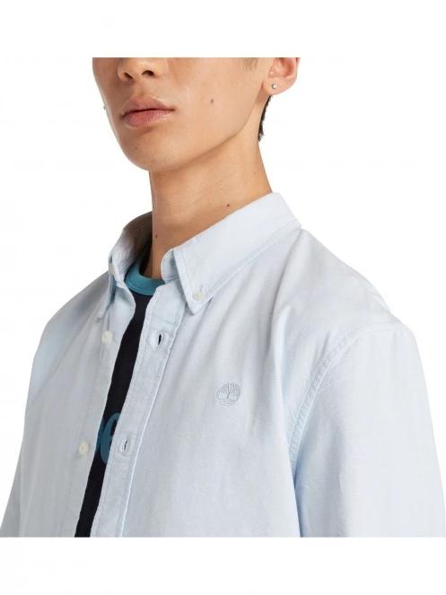 camasa cu maneci lungi pt. barbati Timberland Oxford Shirt albastru deschis 6