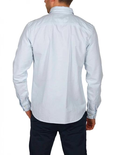 camasa cu maneci lungi pt. barbati Timberland Oxford Shirt albastru deschis 4