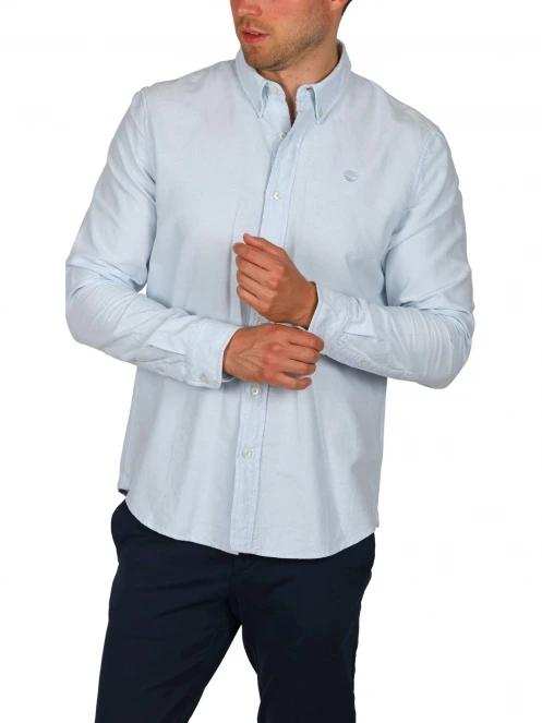 camasa cu maneci lungi pt. barbati Timberland Oxford Shirt albastru deschis 6