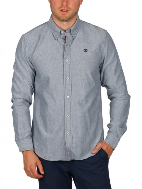 camasa cu maneci lungi pt. barbati Timberland Oxford Shirt albastru 2
