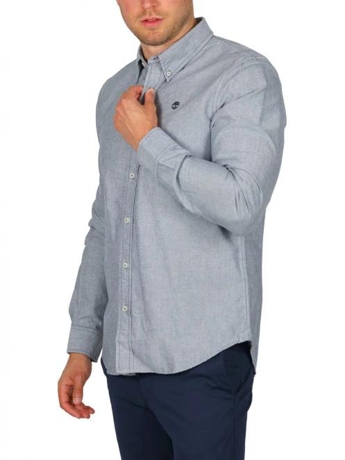 camasa cu maneci lungi pt. barbati Timberland Oxford Shirt albastru 6