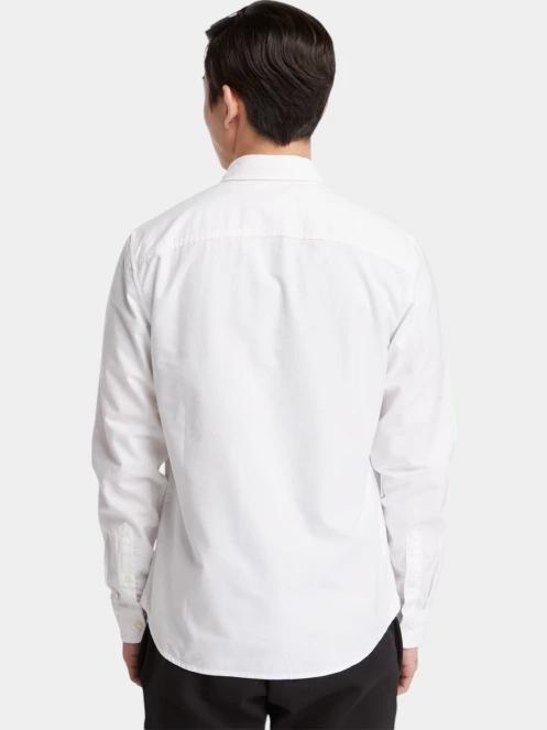 camasa cu maneci lungi pt. barbati Timberland Oxford Shirt alb 3