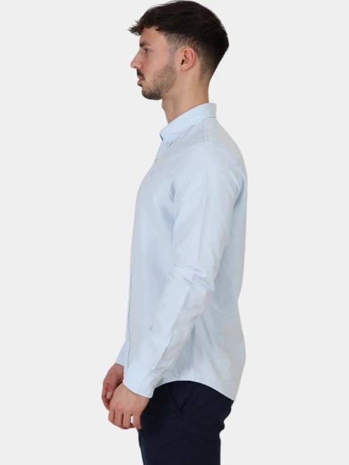 camasa cu maneci lungi pt. barbati Timberland Oxford Shirt albastru deschis 3