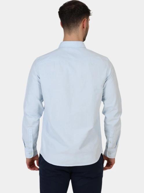 camasa cu maneci lungi pt. barbati Timberland Oxford Shirt albastru deschis 4