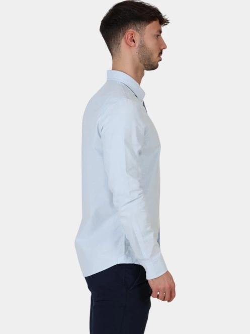 camasa cu maneci lungi pt. barbati Timberland Oxford Shirt albastru deschis 5