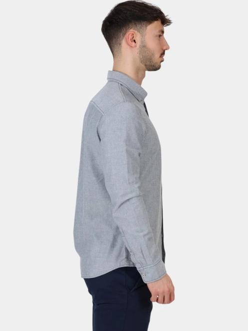 camasa cu maneci lungi pt. barbati Timberland Oxford Shirt albastru inchis 5