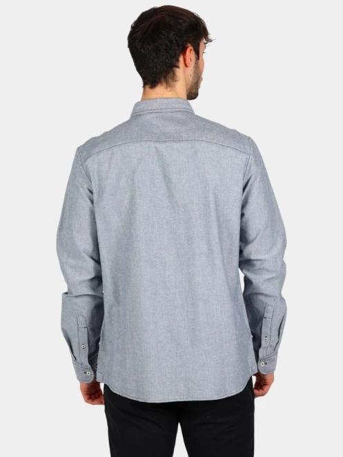 camasa cu maneci lungi pt. barbati Timberland Oxford Shirt albastru inchis 4